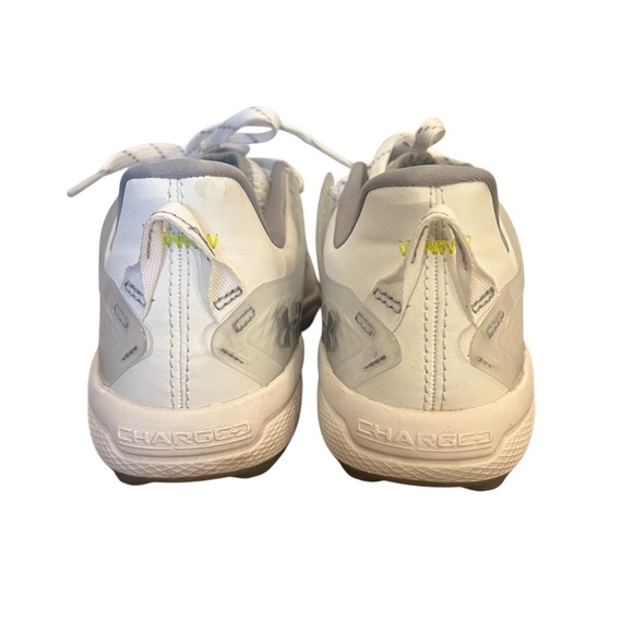 Men’s Under Armour Yard Low MT Baseball Metal Cleats White Size 7 - Picture 3 of 5